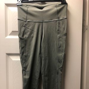 Olive Green Cropped 19 inch Fast and Free